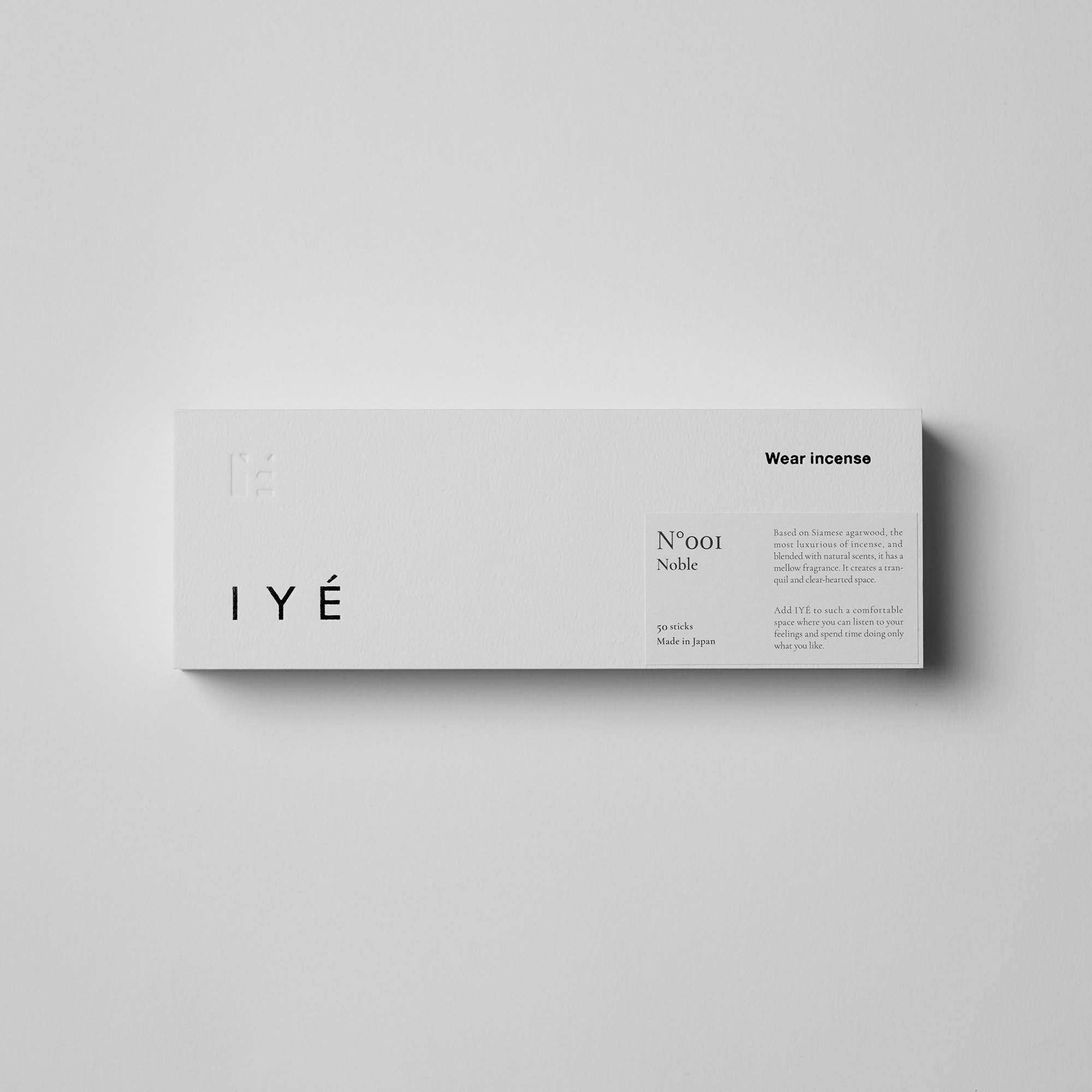 IYÉ incense packaging